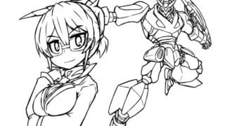 神崎スティンガーと神崎マリア 塗り絵