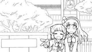 そらと水華の入学式